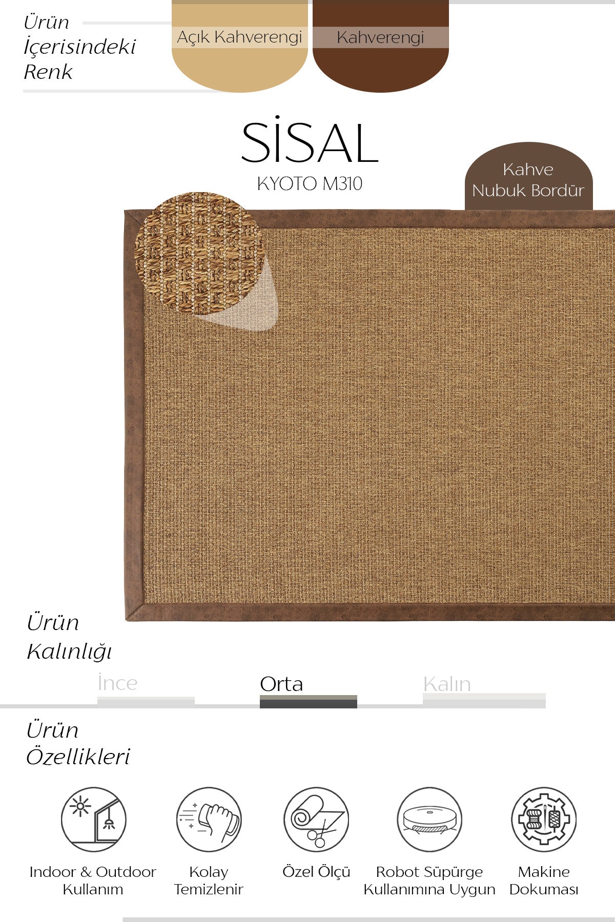 Cool Halı Kyoto M310 Sisal Halı