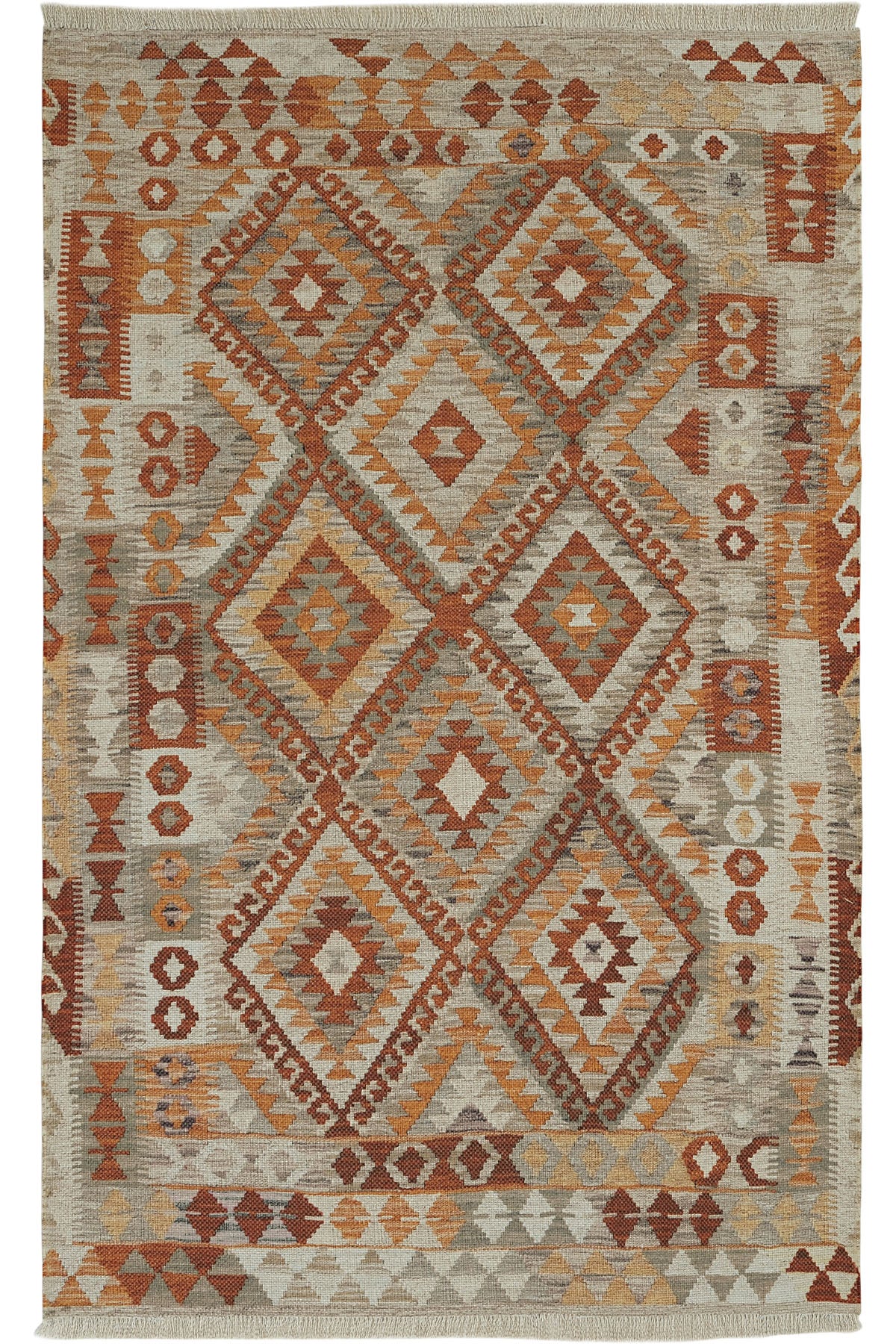 Cool Halı Marin 06 Bej Terra Çift Taraflı Yıkanabilir Kilim