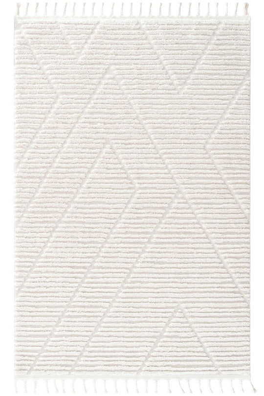 Cool Halı Palazzo 08 Krem Yumuşak Ve Parlak Tuşeli İskandinav Halı