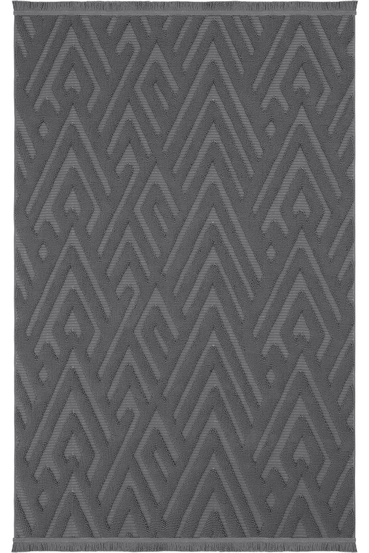 Cool Halı Wood 1118 Antrasit Bukle Dokuma Modern Halı