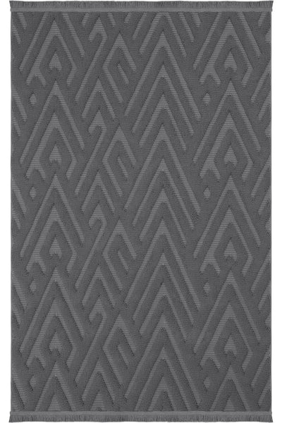 Cool Halı Wood 1118 Antrasit Bukle Dokuma Modern Halı