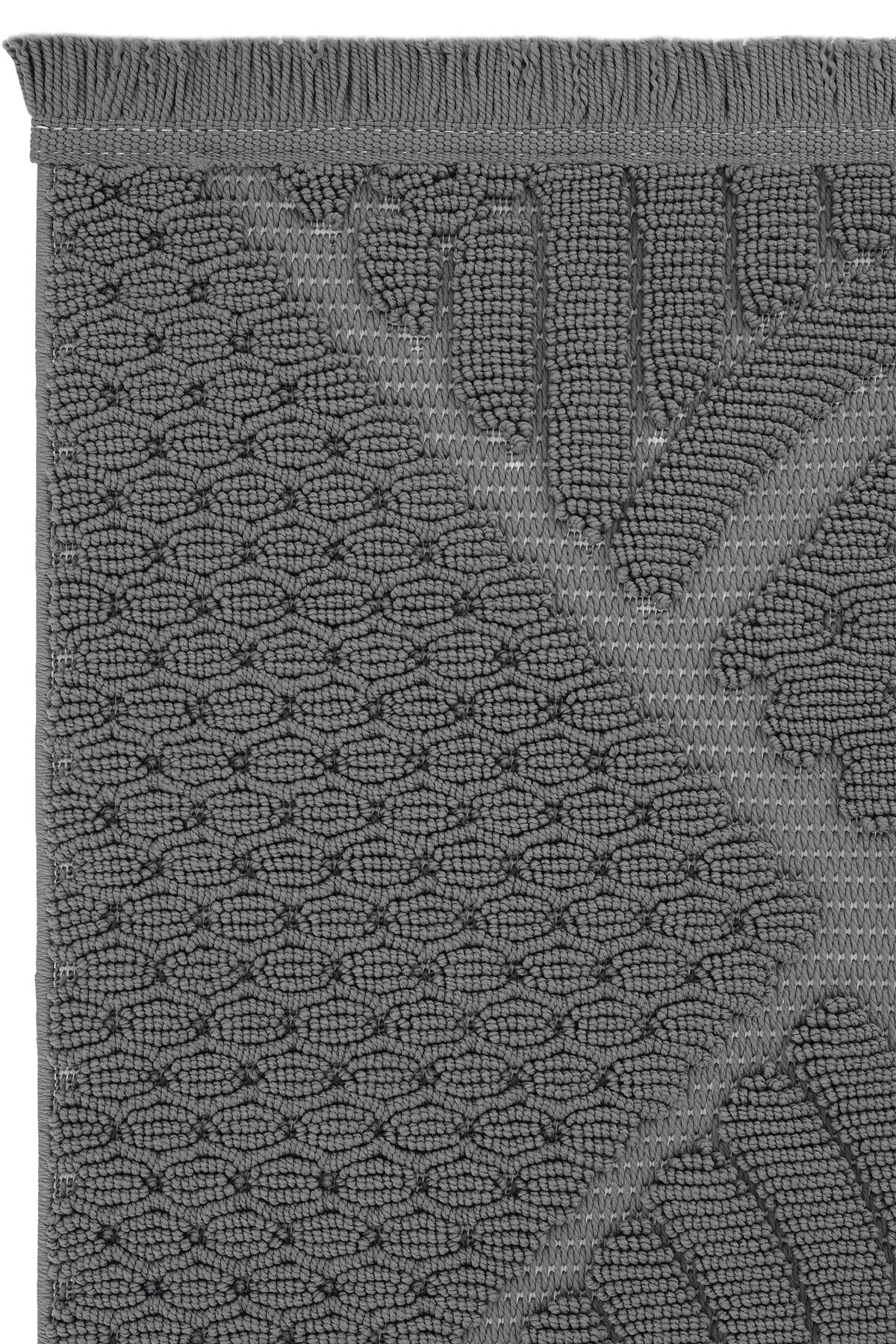Cool Halı Wood 1119 Antrasit Bukle Dokuma Modern Halı