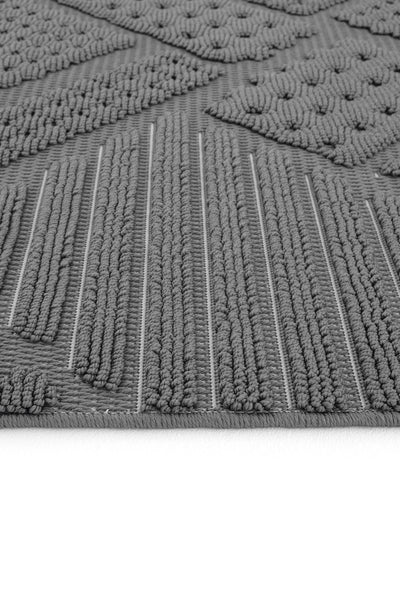 Cool Halı Wood 1119 Antrasit Bukle Dokuma Modern Halı