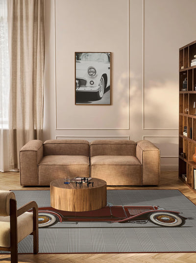 Cool Halı Agnes 304 Beyaz Bordo Özel Tasarım Halı