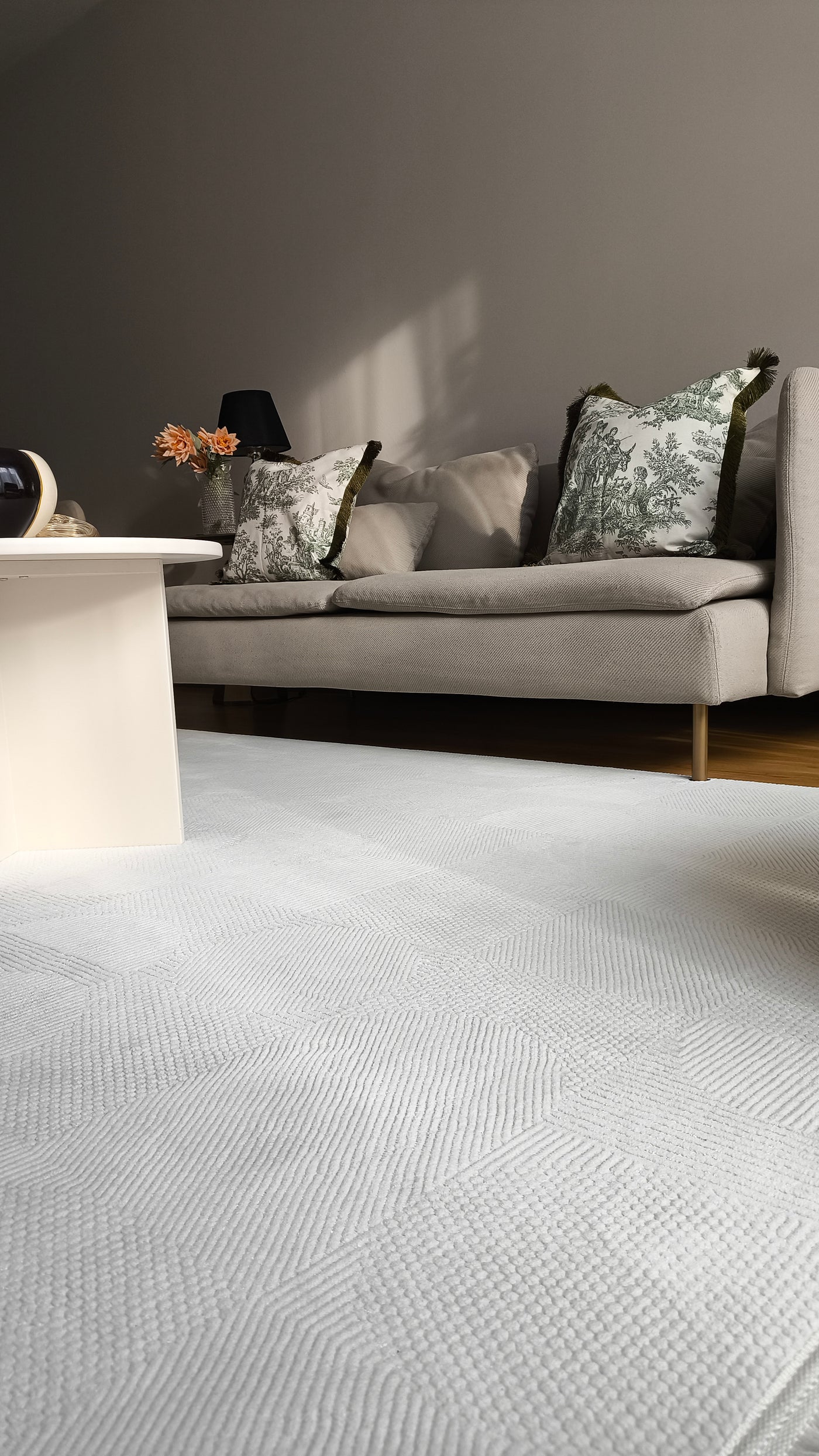 Cool Halı Caramel 9503 Krem Modern Kesme Halı