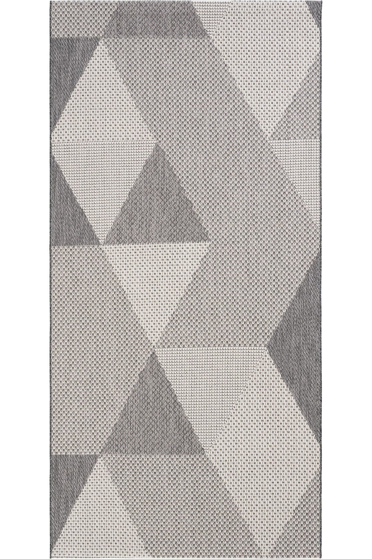 Cool Halı Grande 03 Gri Kaymaz Tabanlı Kilim