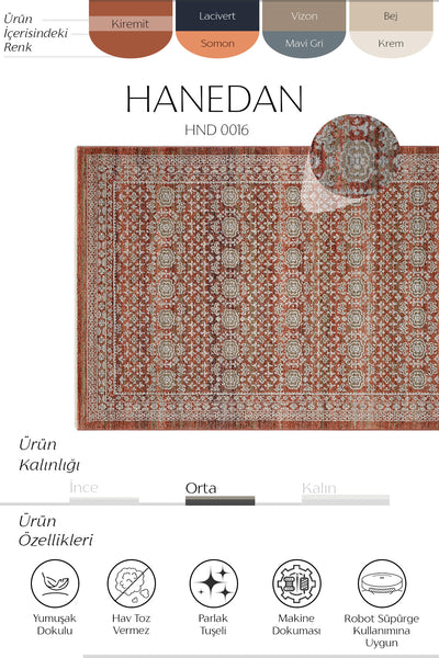 Cool Halı Hanedan 0016 Etnik Desenli Halı