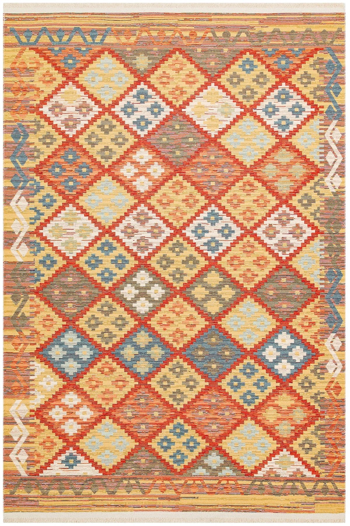 Cool Halı Kenzo 05 Makinede Yıkanabilir Renkli Kilim