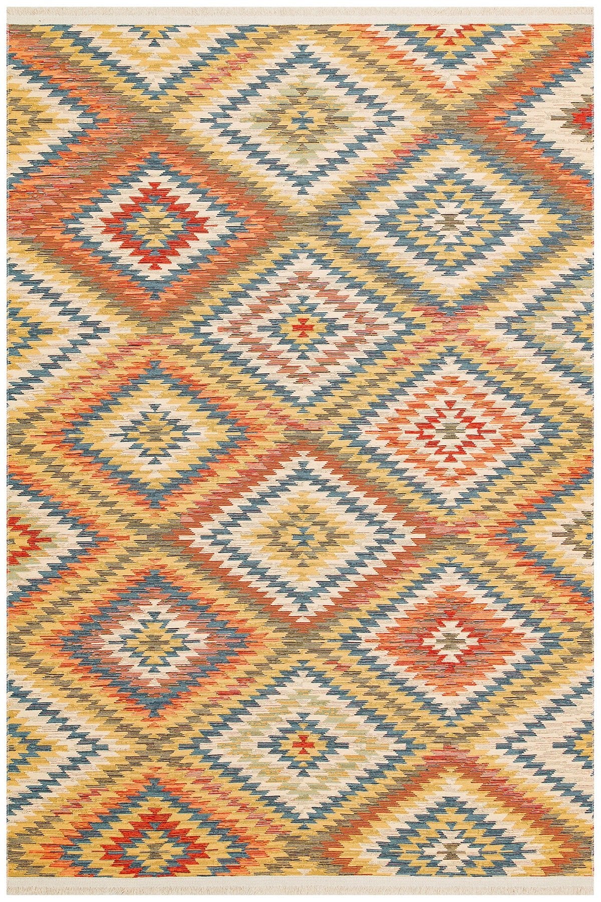 Cool Halı Kenzo 07 Makinede Yıkanabilir Renkli Kilim