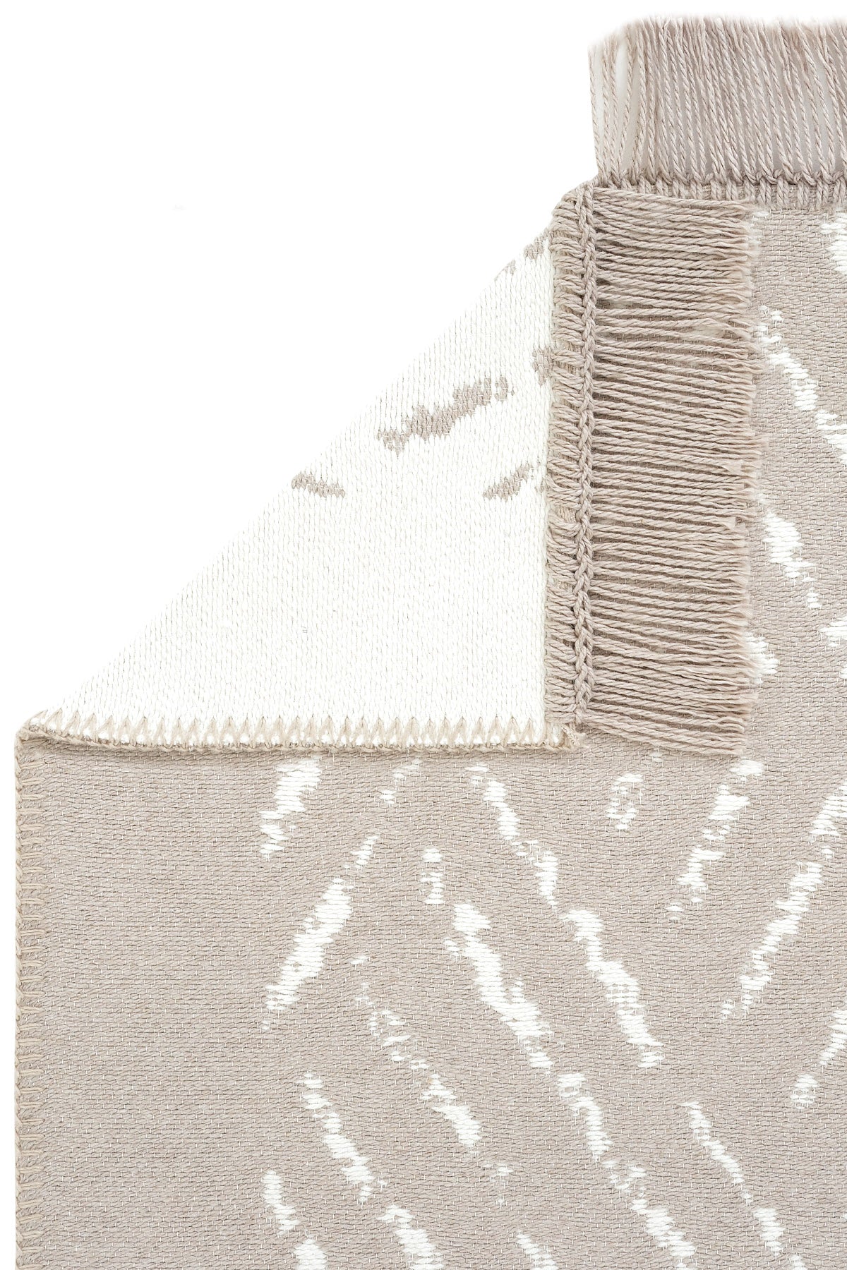Cool Halı Bej Makinede Yıkanabilir Çift Taraflı Kilim | Cool Halı