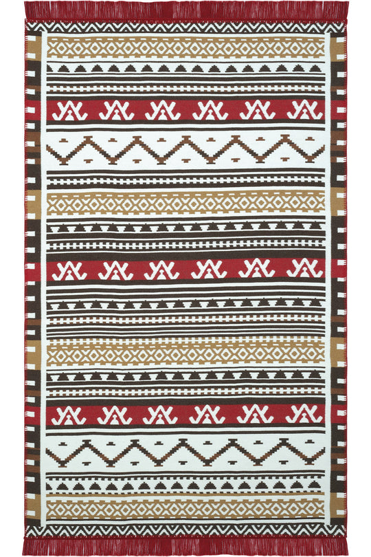 Cool Halı Lovely 293A Renkli Makinede Yıkanabilir Çift Taraflı Kilim