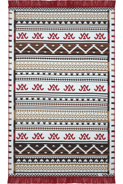 Cool Halı Lovely 293A Renkli Makinede Yıkanabilir Çift Taraflı Kilim