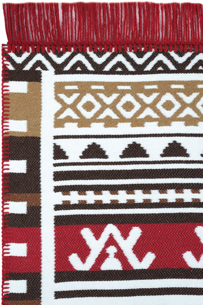 Cool Halı Lovely 293A Renkli Makinede Yıkanabilir Çift Taraflı Kilim