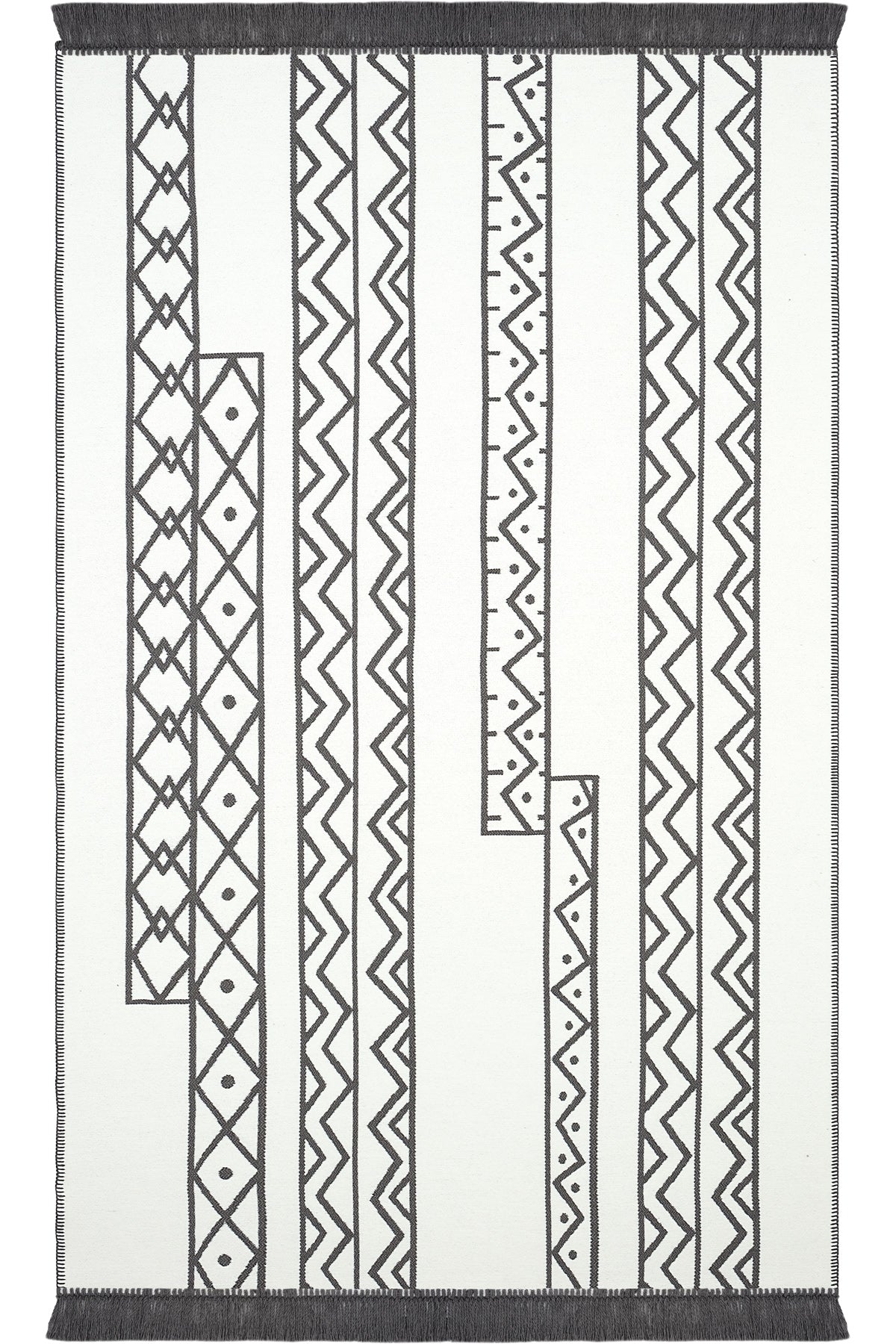Cool Halı Lovely 300A Renkli Makinede Yıkanabilir Çift Taraflı Kilim