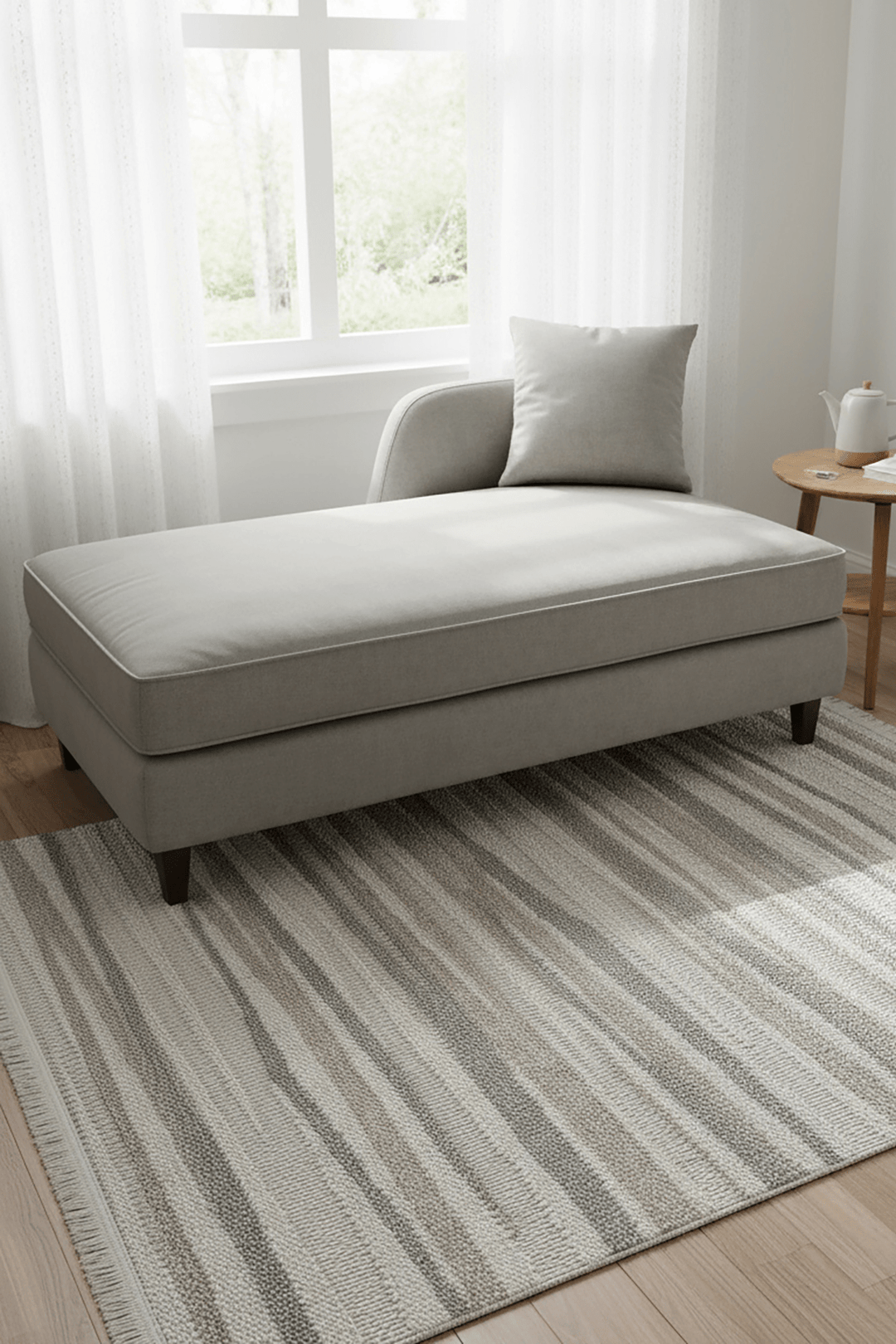 Cool Halı Mikasa MKS 02 Beyaz Bej Örgü Dokuma Modern Halı | Cool Halı