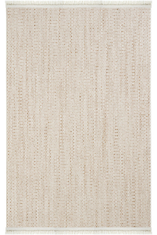 Cool Halı Olinda 1107 Krem Taba İskandinav Kesme Halı