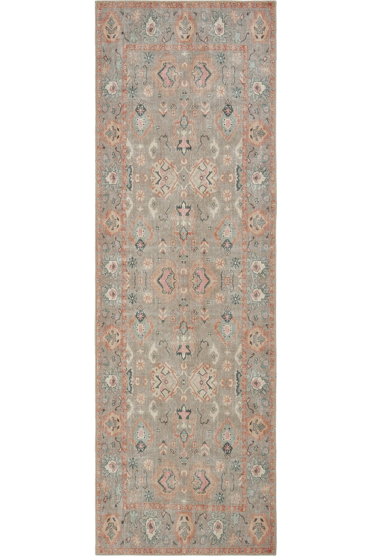 Cool Halı Private 61-092 Gri Renkli Vintage Halı