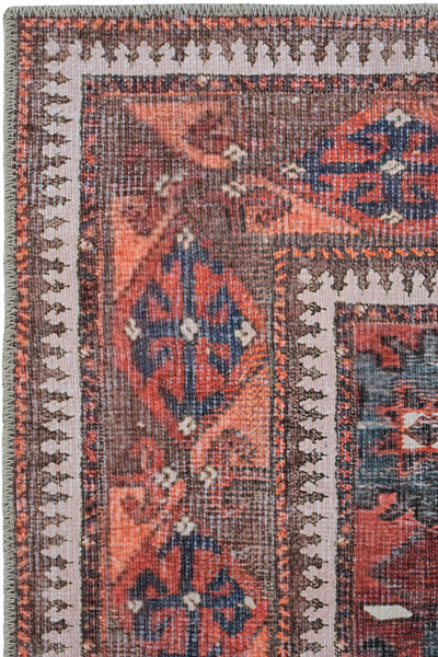 Cool Halı Private Bordo Krem Vintage Halı