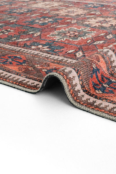Cool Halı Private Bordo Krem Vintage Halı