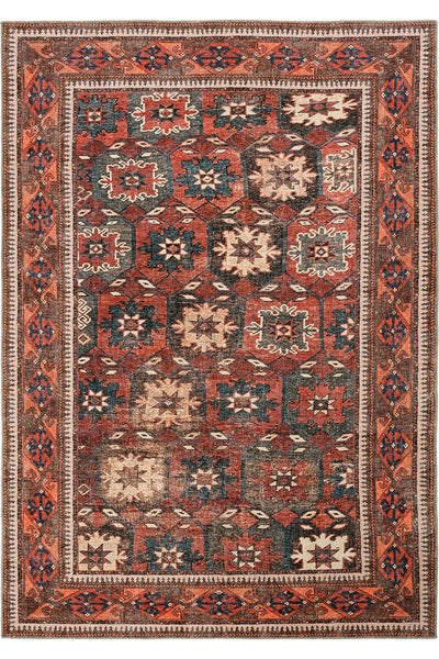 Cool Halı Private Bordo Krem Vintage Halı