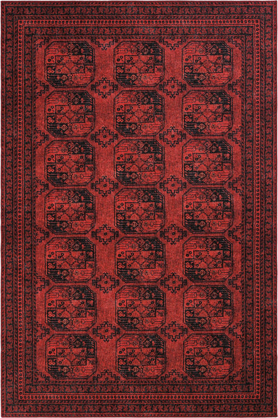 Cool Halı Private 61-080 Bordo Siyah Vintage Halı