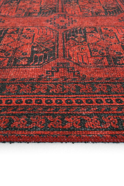 Cool Halı Private 61-080 Bordo Siyah Vintage Halı
