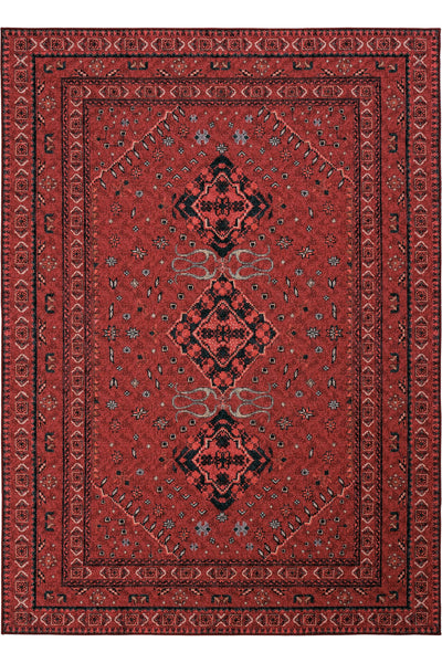 Cool Halı Private 61-078 Koyu Bordo Vintage Halı