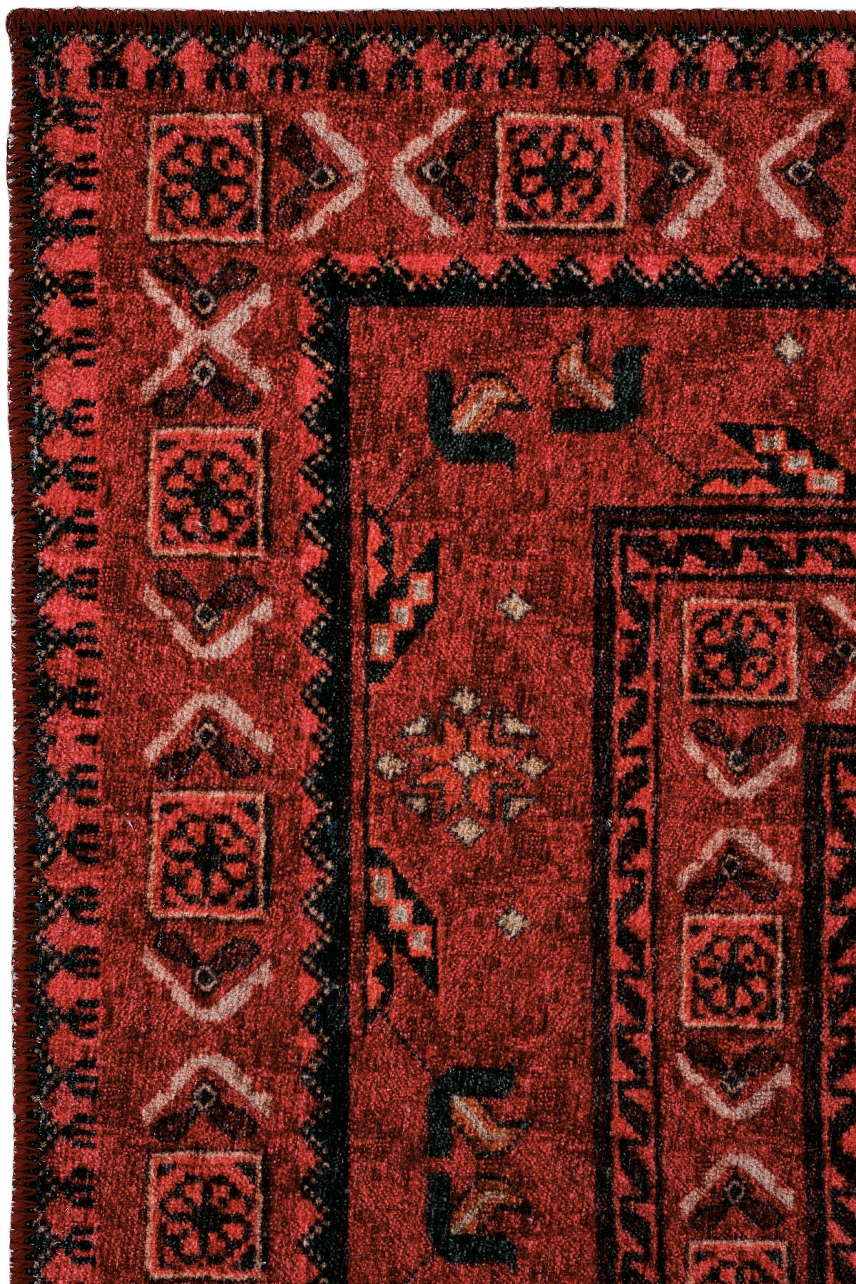 Cool Halı Private 61-078 Koyu Bordo Vintage Halı