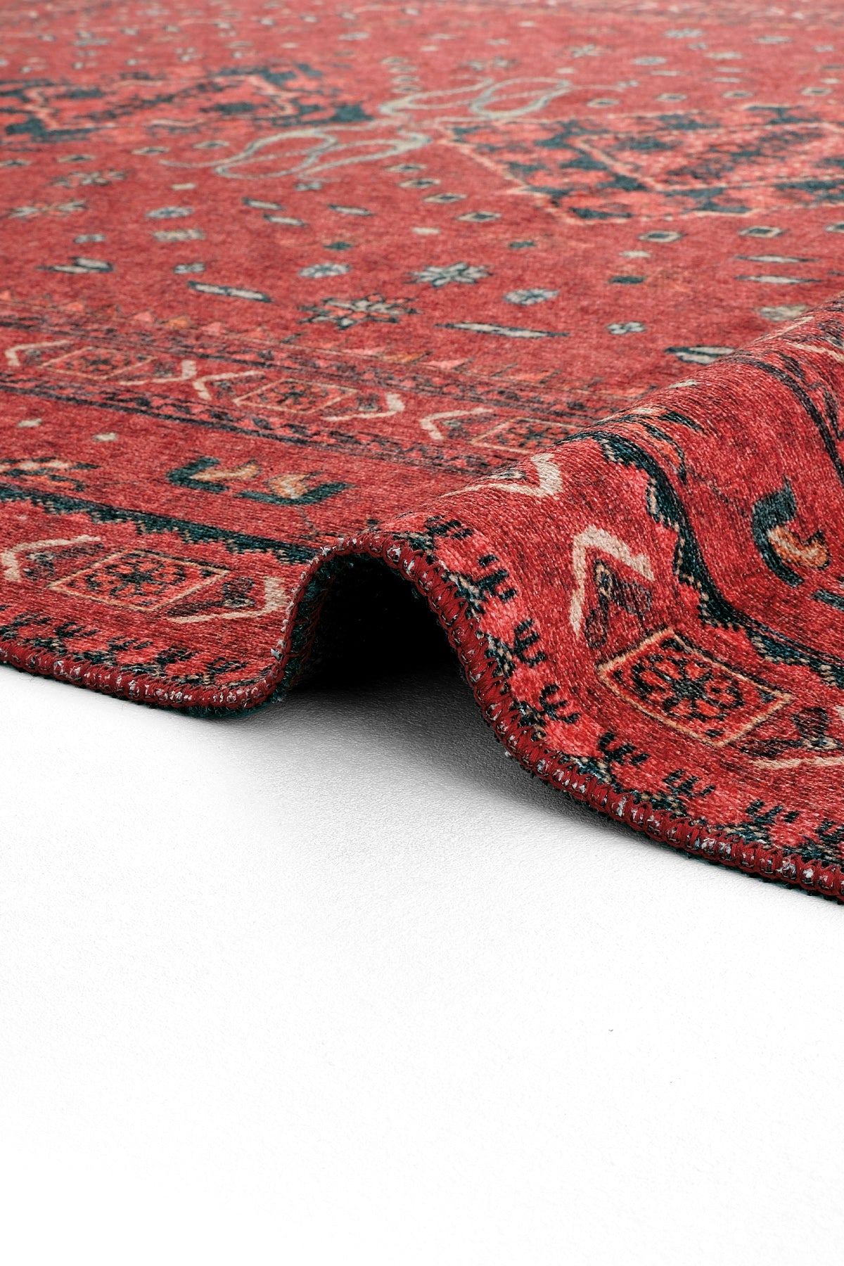 Cool Halı Private 61-078 Koyu Bordo Vintage Halı