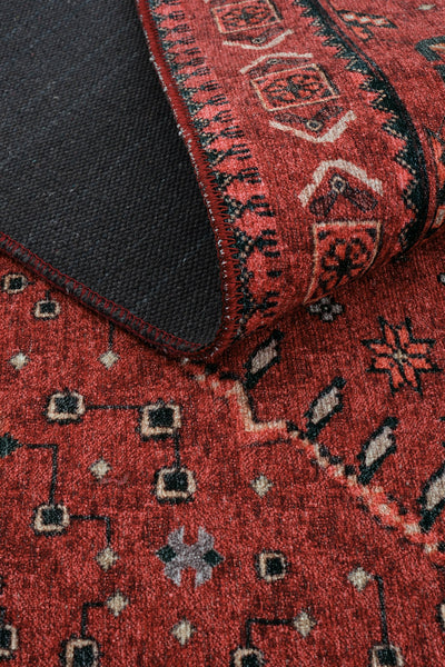 Cool Halı Private 61-078 Koyu Bordo Vintage Halı