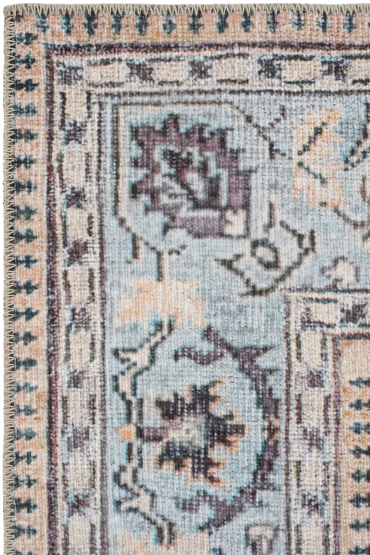 Cool Halı Private 61-072 Krem Lacivert Vintage Halı