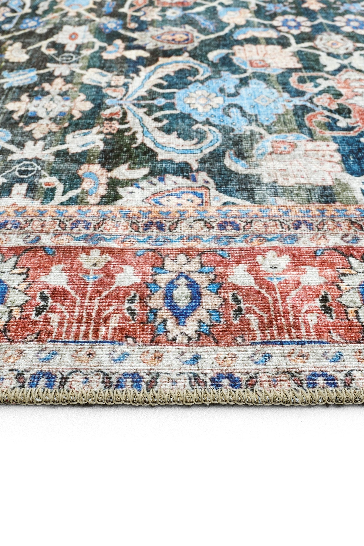 Cool Halı Private 61-060 Lacivert Krem Vintage Halı
