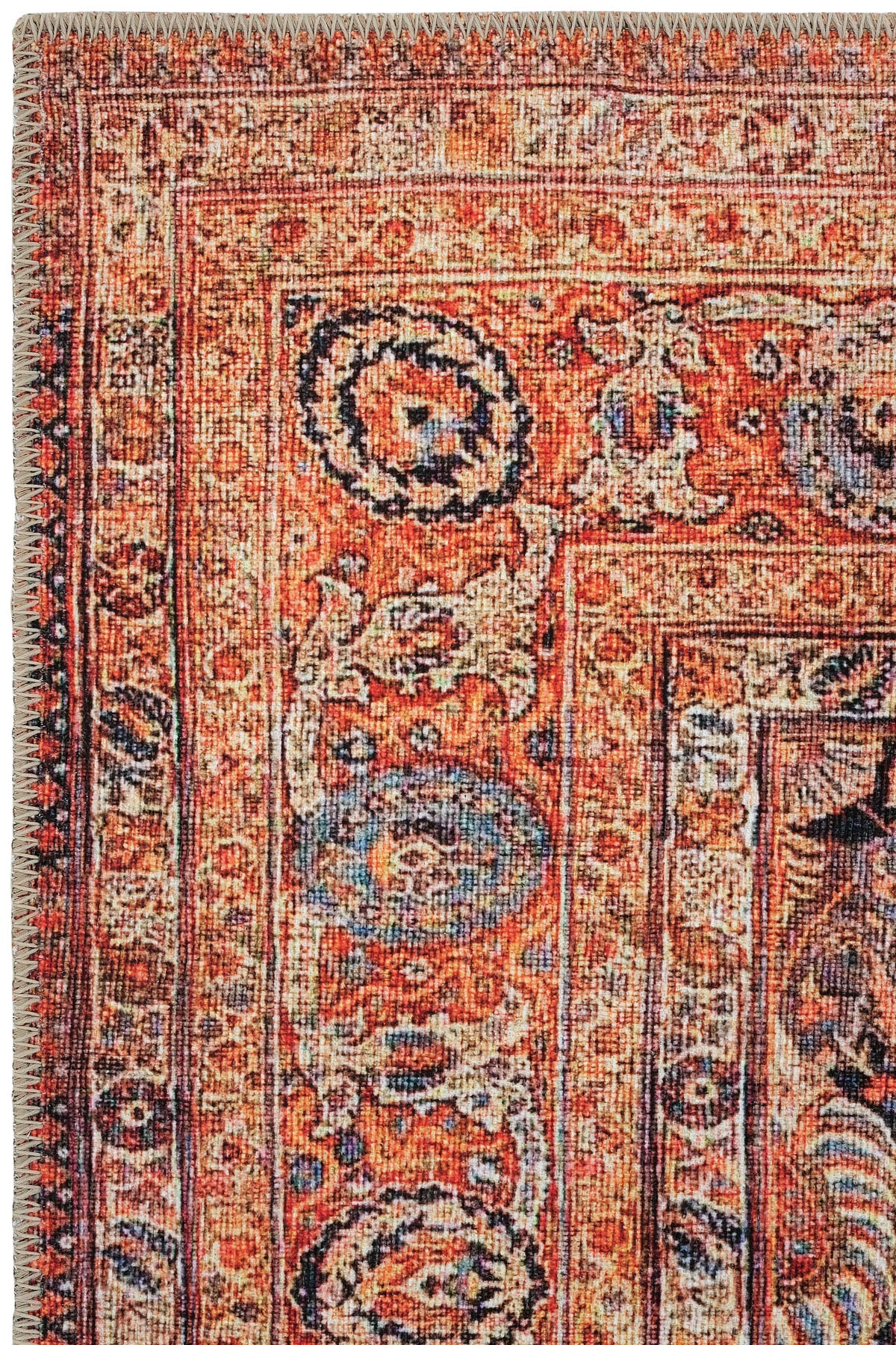 Cool Halı Private 50-041 Turuncu Kiremit Vintage Halı