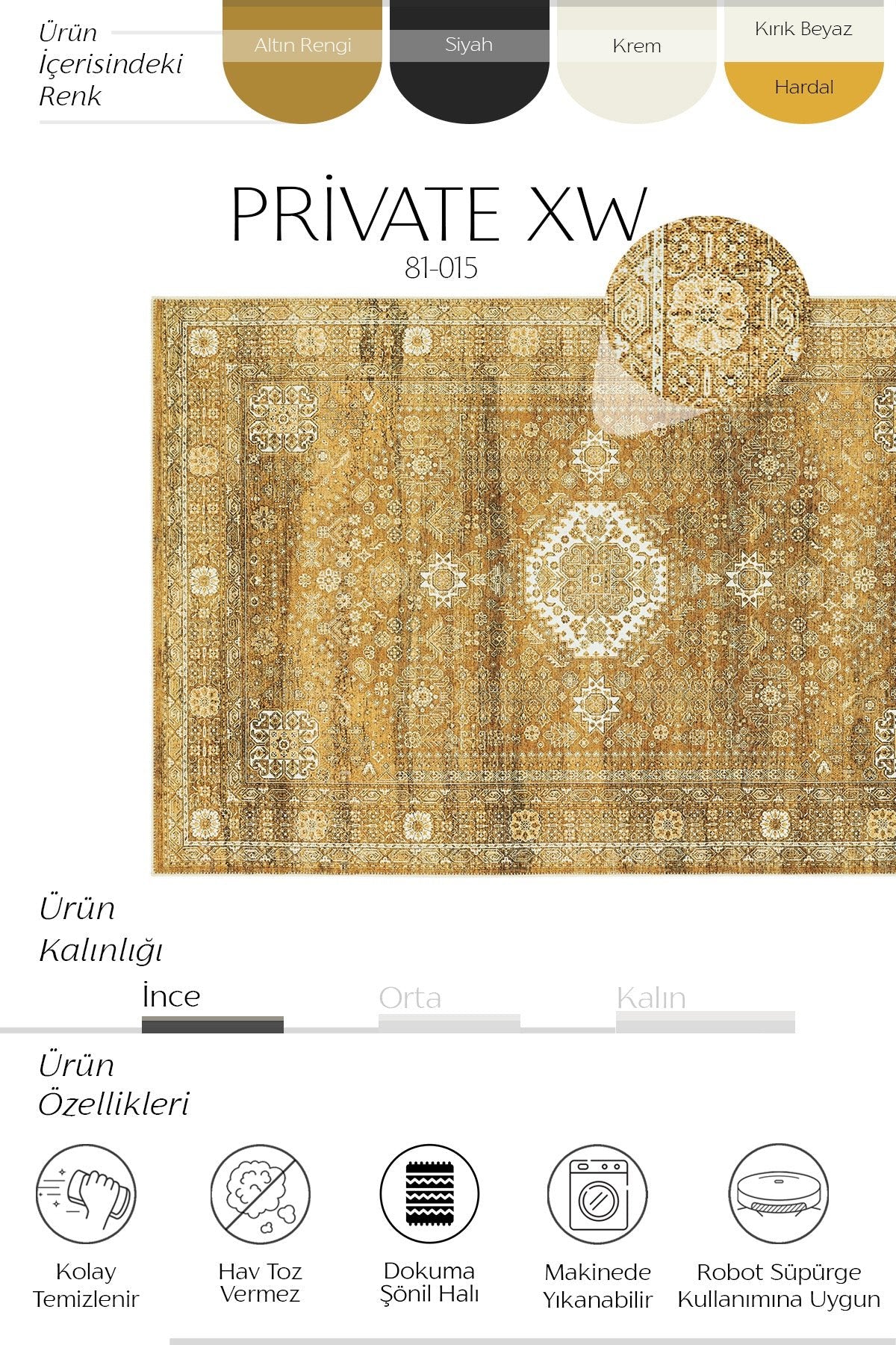 Cool Halı Private XW 81-015 Vintage Halı | Cool Halı