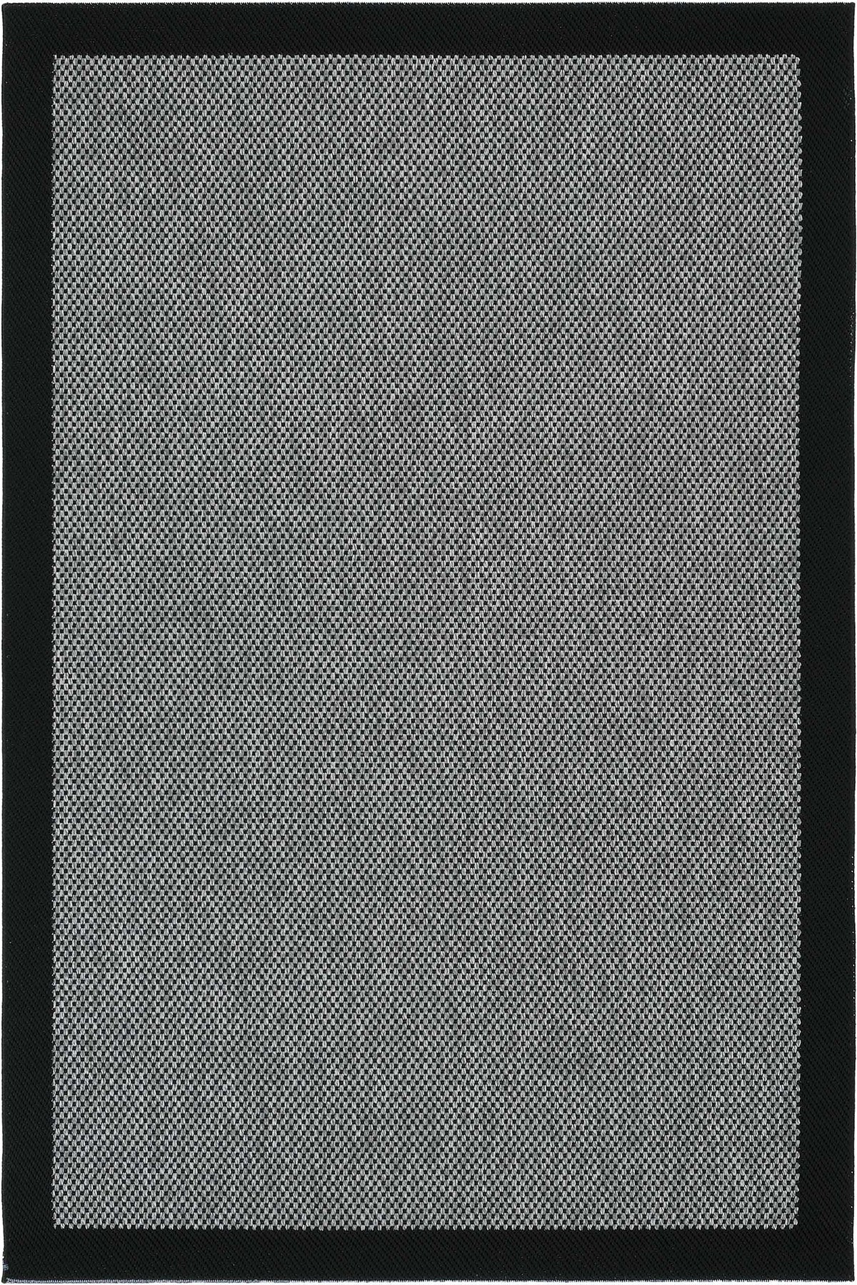 Cool Halı Sisal Plus 1148 Gri Siyah Kaymaz Tabanlı Halı