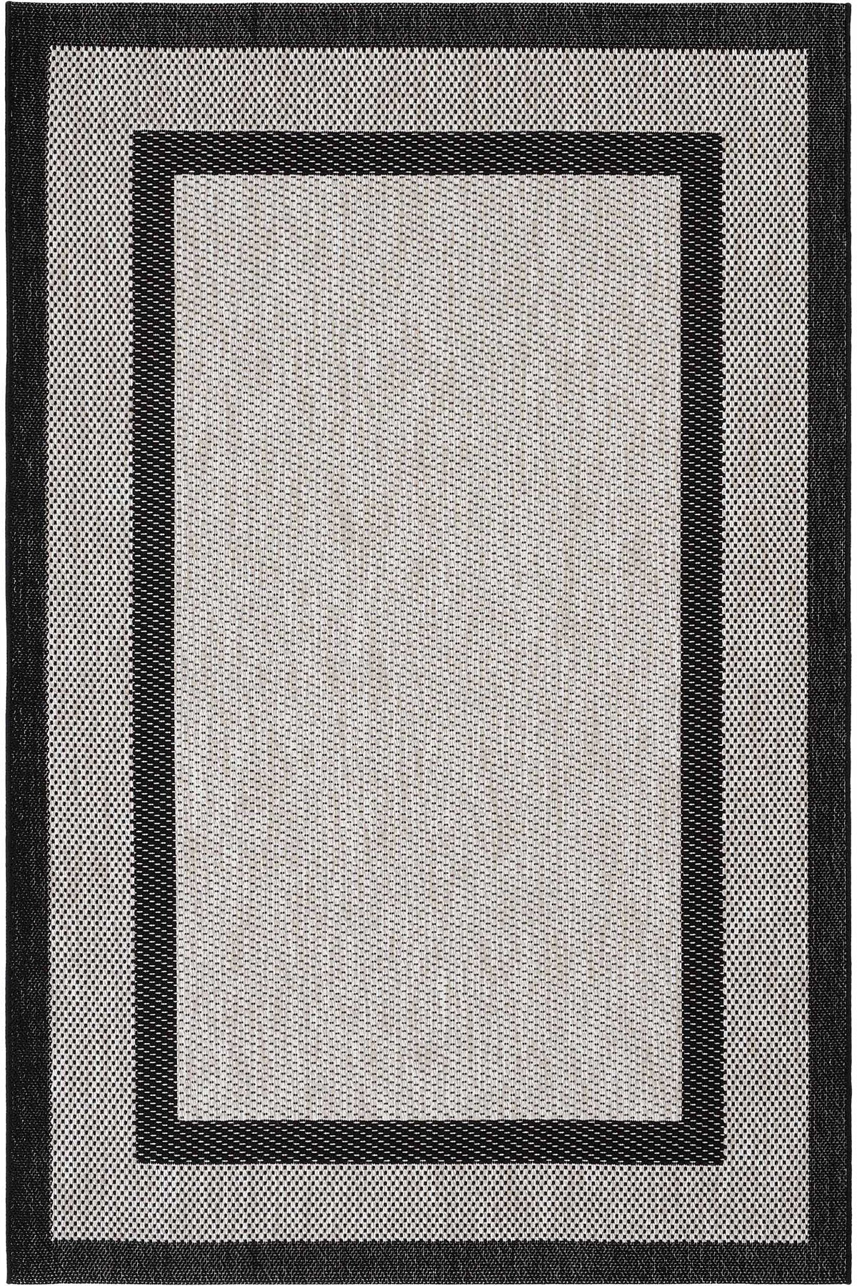 Cool Halı Sisal Plus 1149 Bej Siyah Kaymaz Tabanlı Halı