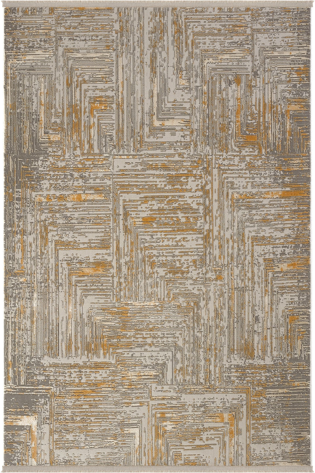halさん Cool Halı Venedik 1005 Turuncu Modern Salon Halısı | Cool Halı