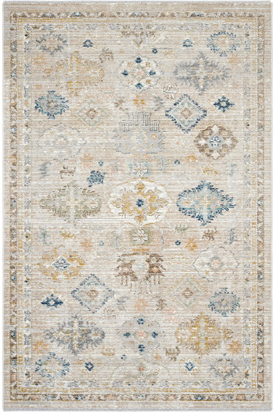 Cool Halı Zaraf 404-22 Bej Lacivert Vintage Halı