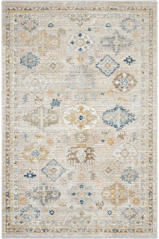 Cool Halı Zaraf 404-22 Bej Lacivert Vintage Halı