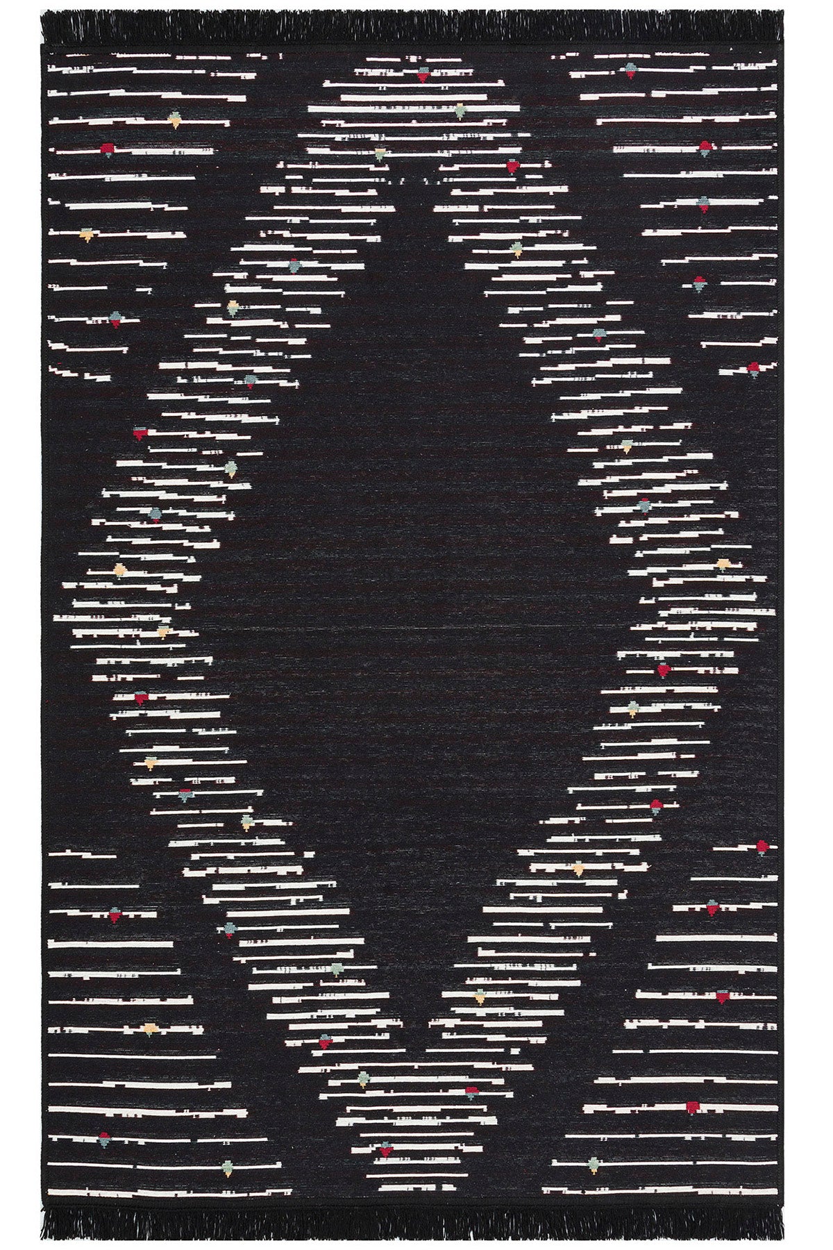 Cool Halı Perla PR 09 Siyah Çift Taraflı Yıkanabilir Kilim